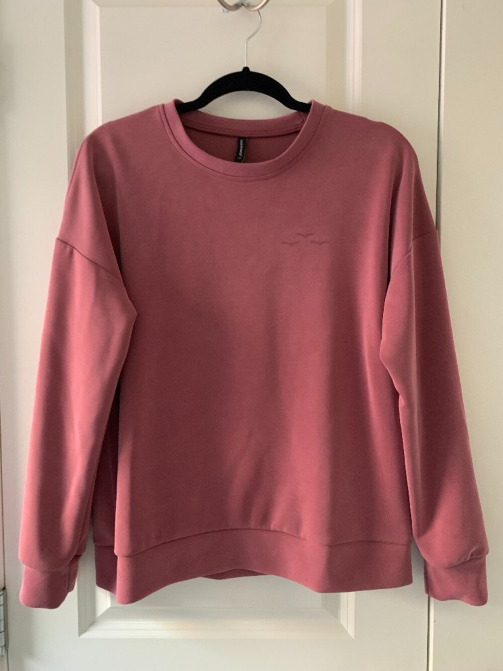 Cozy light burgundy crewneck